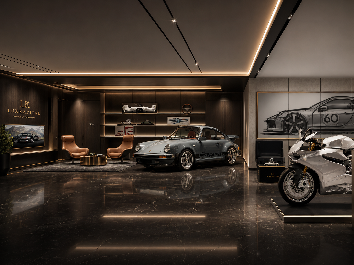 PORSCHE im WohnRaumDesign
