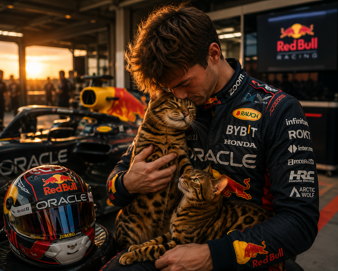 Warum selbst die größten Motorsport-Legenden Katzen lieben