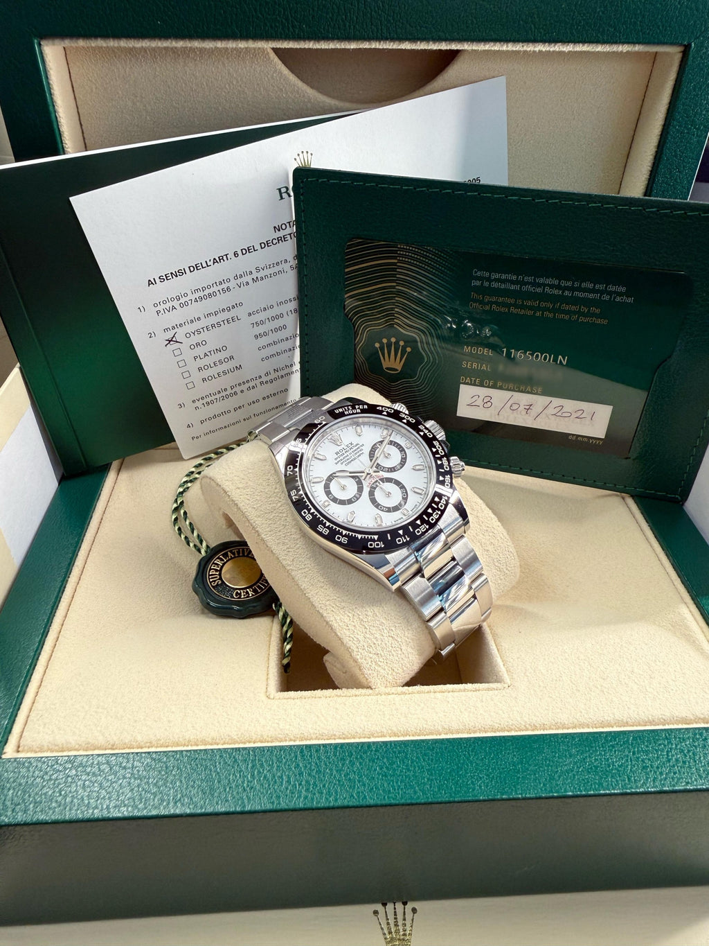 Rolex Cosmograph Daytona „Panda“