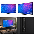 Samsung GMR75R85 LED-TV 189 cm 75 Zoll EEK E (A - G) CI+, DVB-C, DVB-S2, DVB-T2, Smart TV, UHD, WLAN Schwarz - Einzelstück