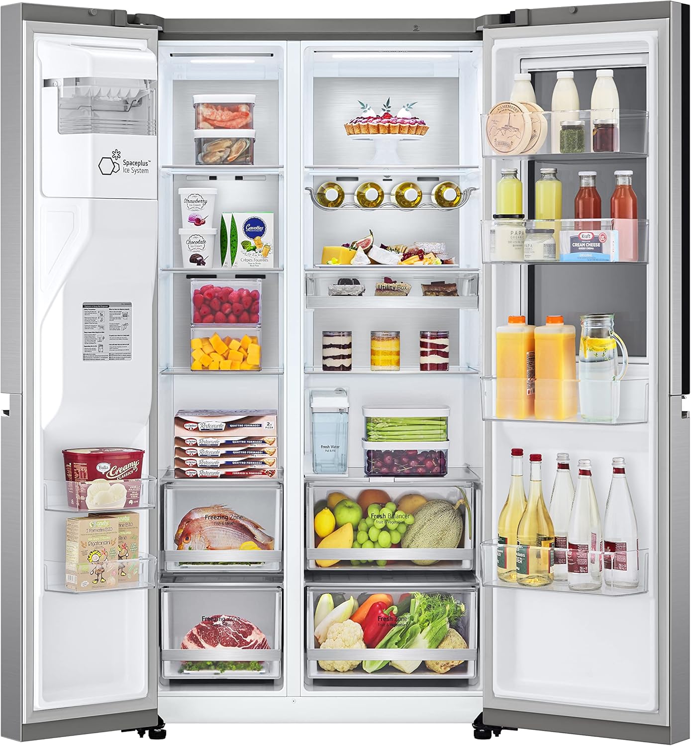 LG GSXV91PZAE InstaView® Side-by-Side Kühlschrank