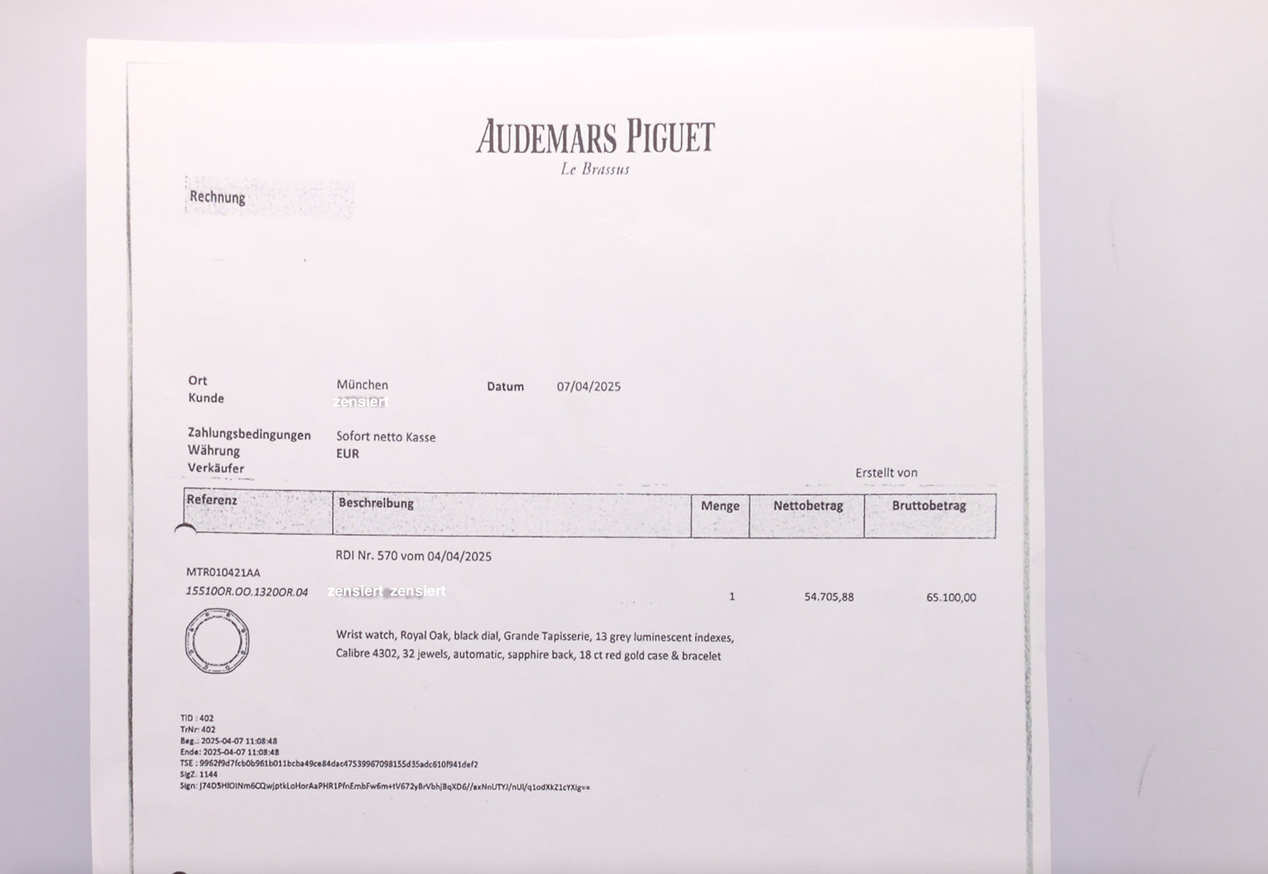 Audemars Piguet Royal Oak 41 Rose Gold