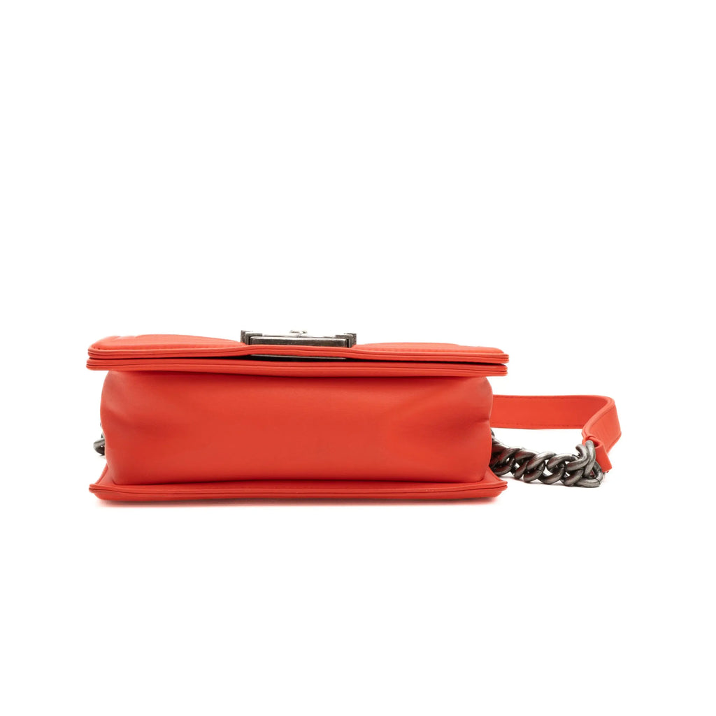 Chanel Mini Boy Bag red