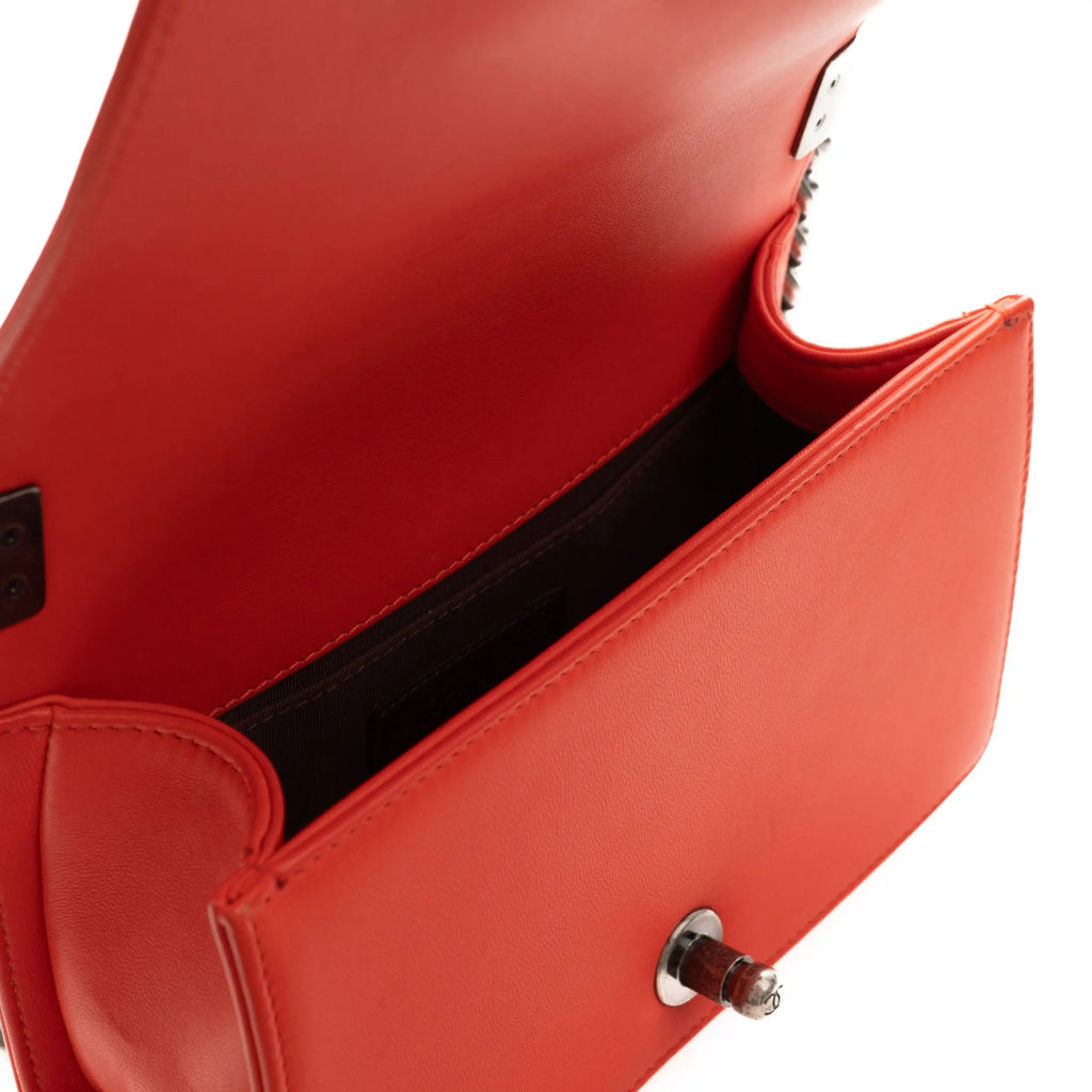 Chanel Mini Boy Bag red