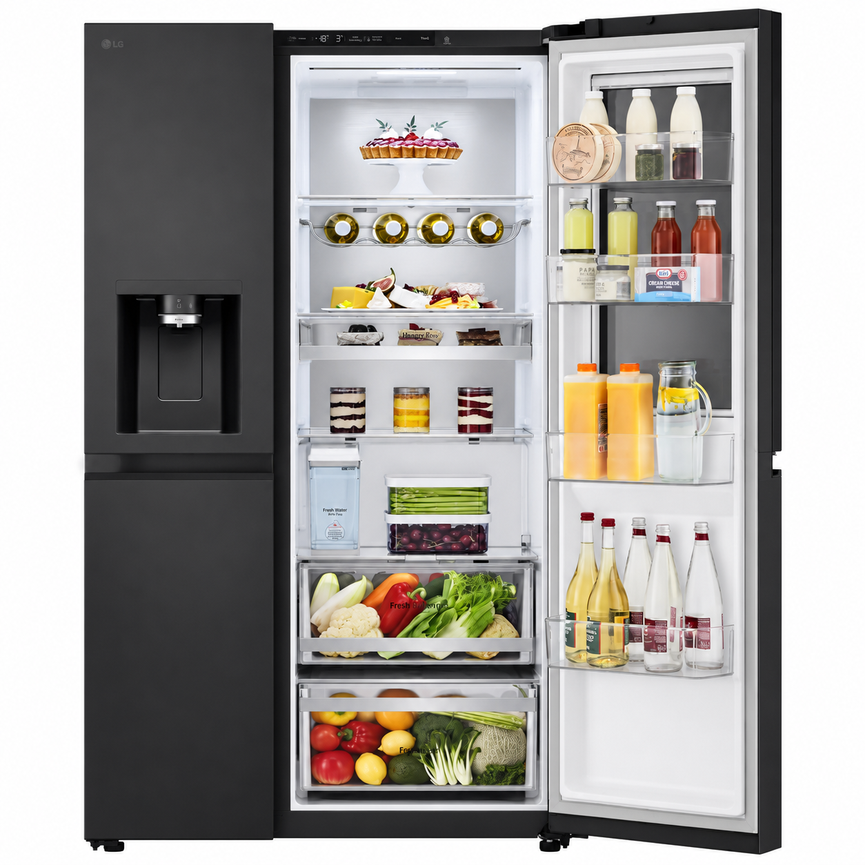 Kühlschrank und Gefrierfach Side-by-Side