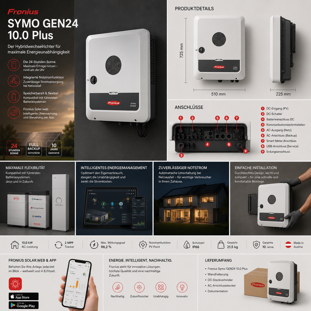 Fronius Symo GEN24 10.0 Plus SC Einzelstück