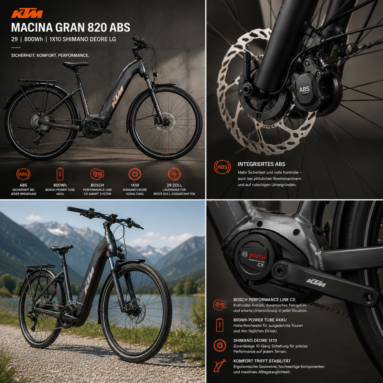 KTM MACINA GRAN 820 ABS 29 800Wh 1X10 SHIMANO DEORE LG