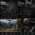 KTM MACINA LYCAN 773 L 750Wh 1X11 SHIMANO DEORE