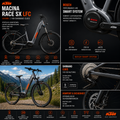 KTM MACINA RACE SX LFC 400Wh 1X9 SHIMANO CUES