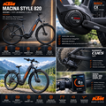 KTM MACINA STYLE 820 800Wh 1X11 SHIMANO CUES