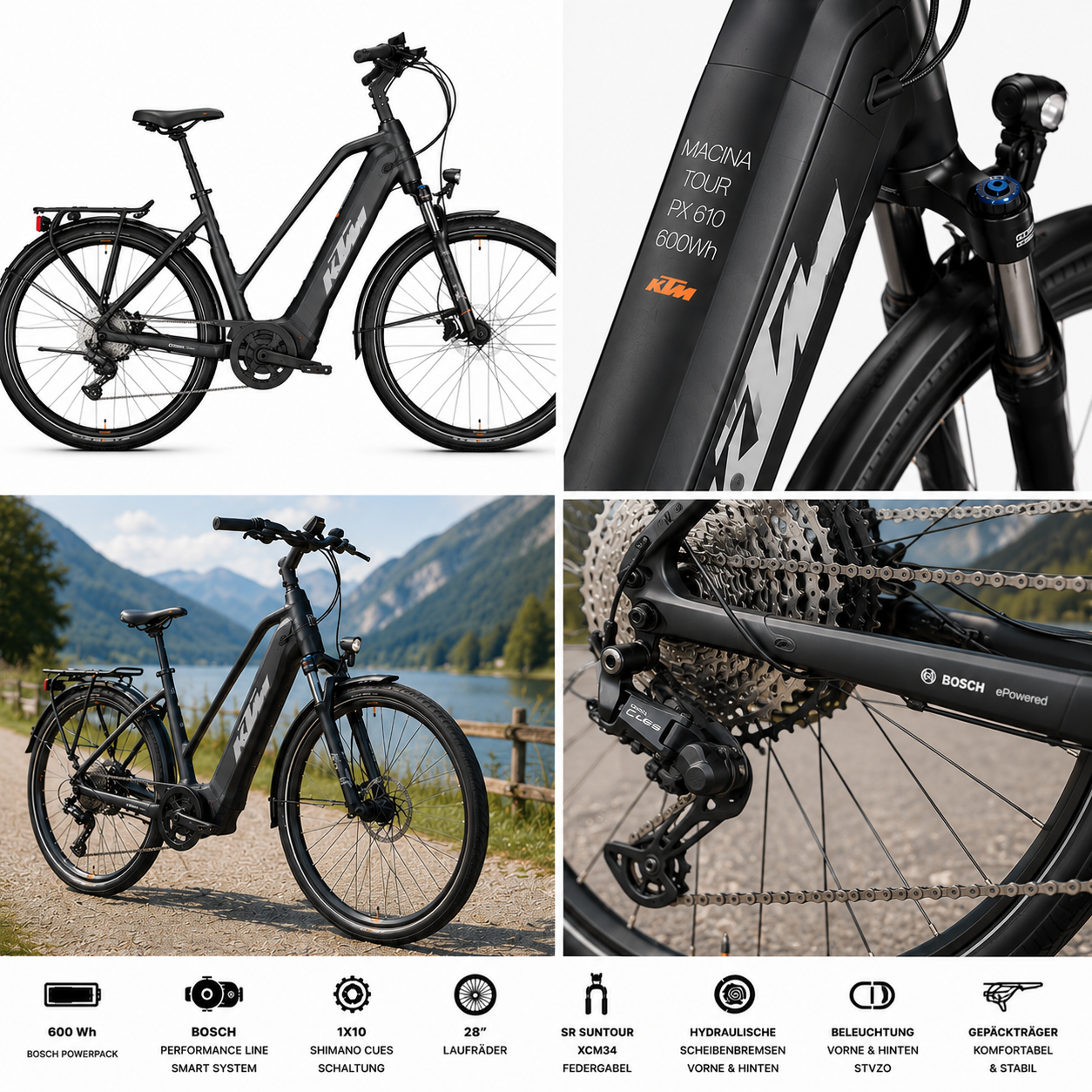KTM MACINA TOUR PX 610 600Wh 1X10 SHIMANO CUES