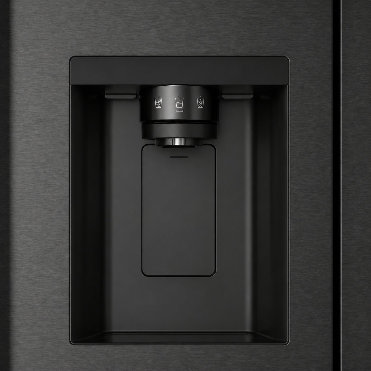 Side-by-Side Kühlschrank – Premium Crushed Ice, Wasserspender