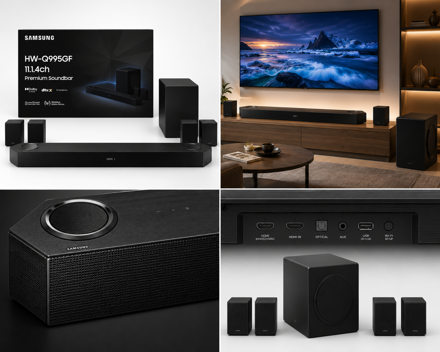 Samsung HW-Q995GF Premium Soundbar 11.1.4