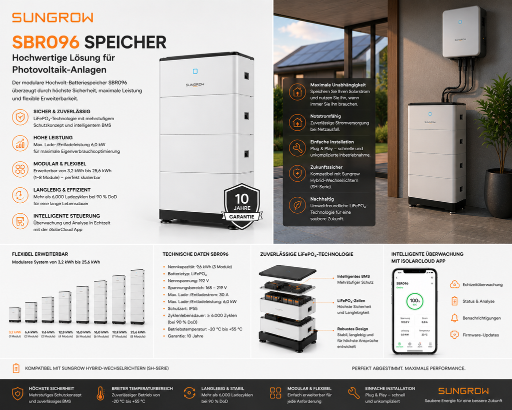 Sungrow SBR096 Speicher