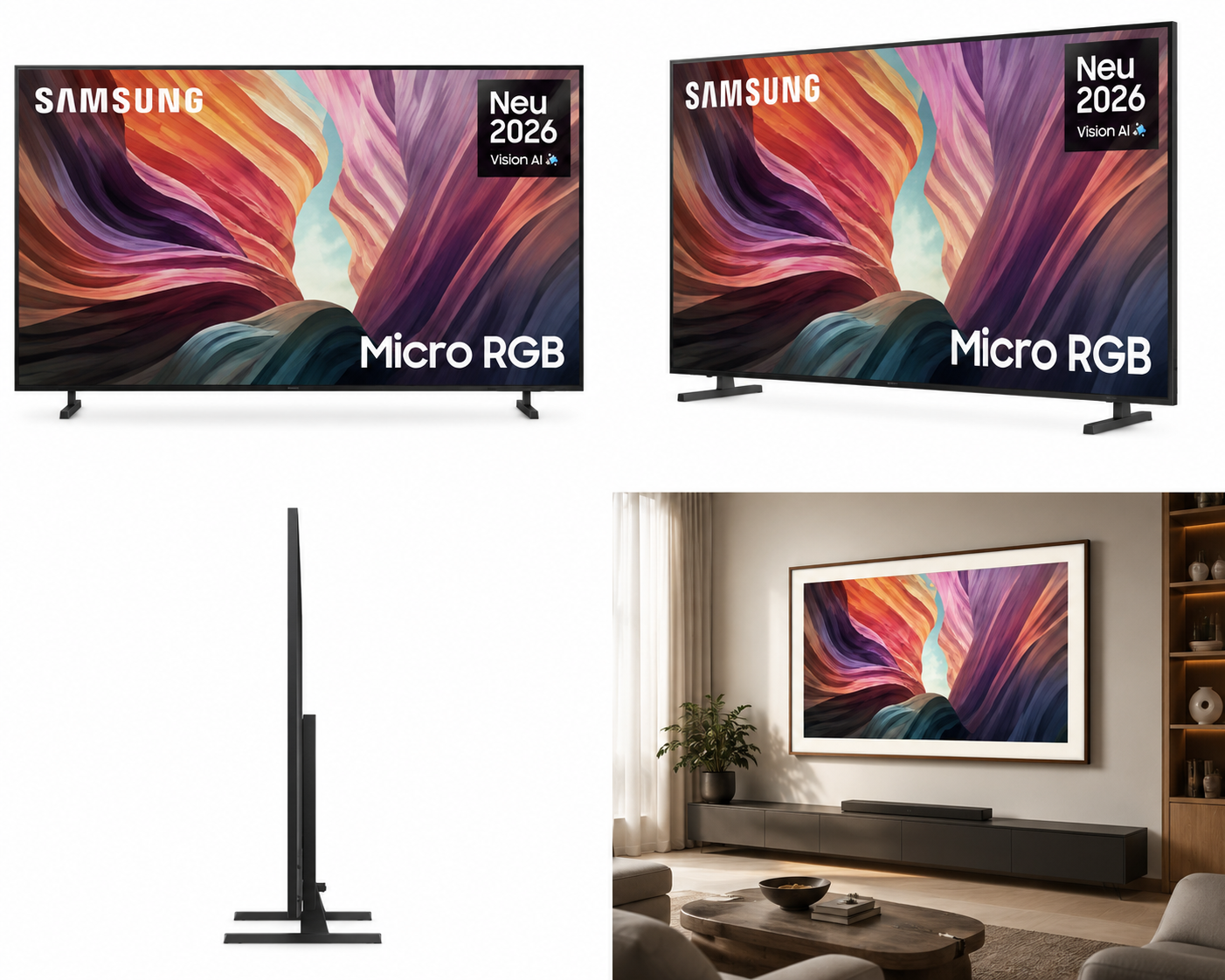 Samsung GMR85R85H 85" Micro RGB 4K Vision AI Smart TV (2026)