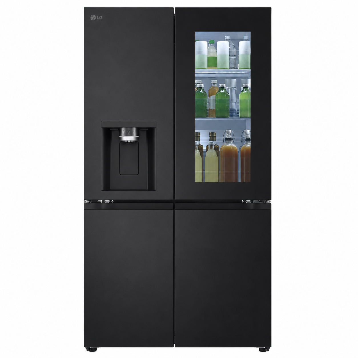Kühlschrank – 508 Liter, Matte Black InstaView™ SLIM Multi-Door