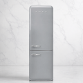 SMEG FAB32RSV5 Retro Kühl-Gefrierkombination Silber Metallic