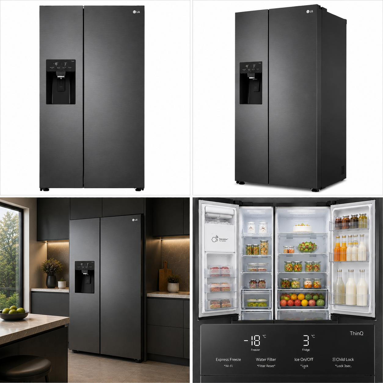 LG GSGV81PYLL Side-by-Side Kühlschrank