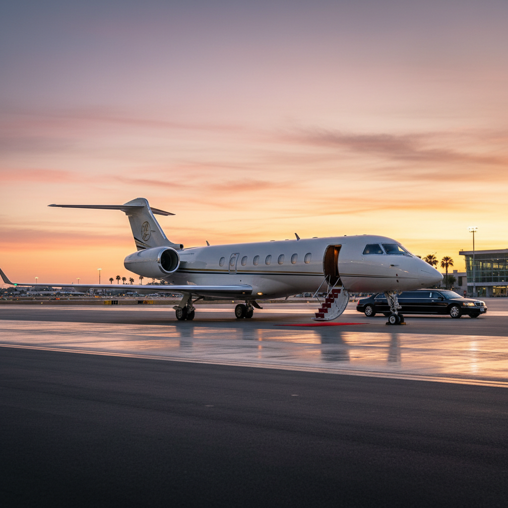 Private Jet Delivery - für Assets, ab