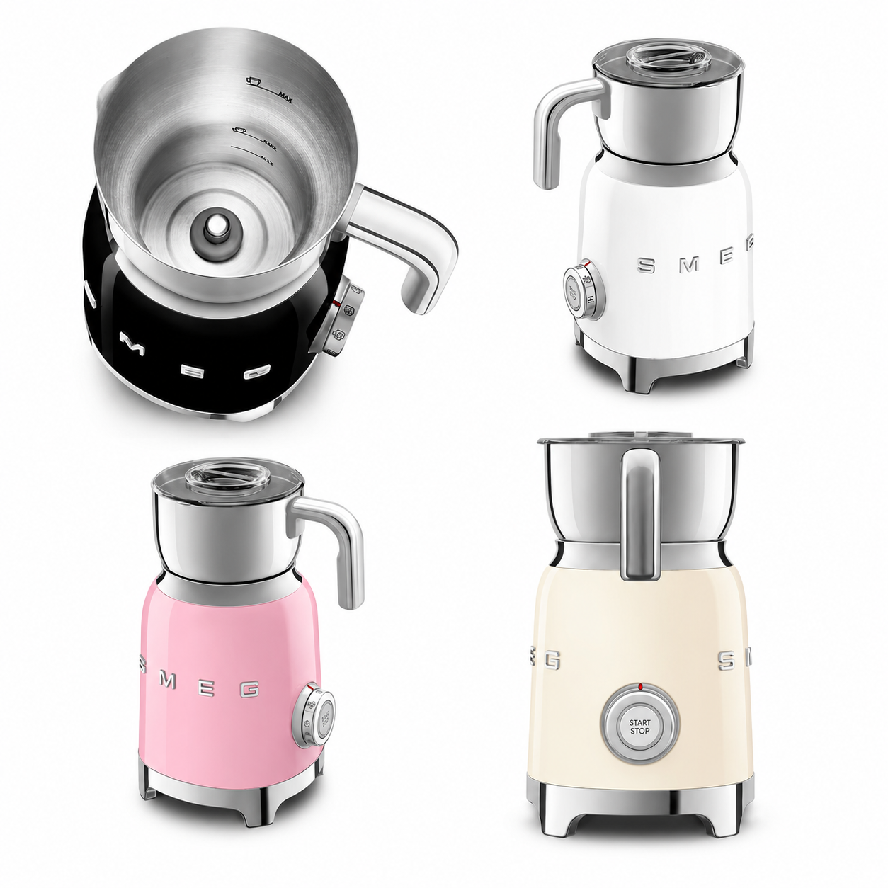 SMEG MFF11 Milchaufschäumer 50’s Style – Cadillac Pink