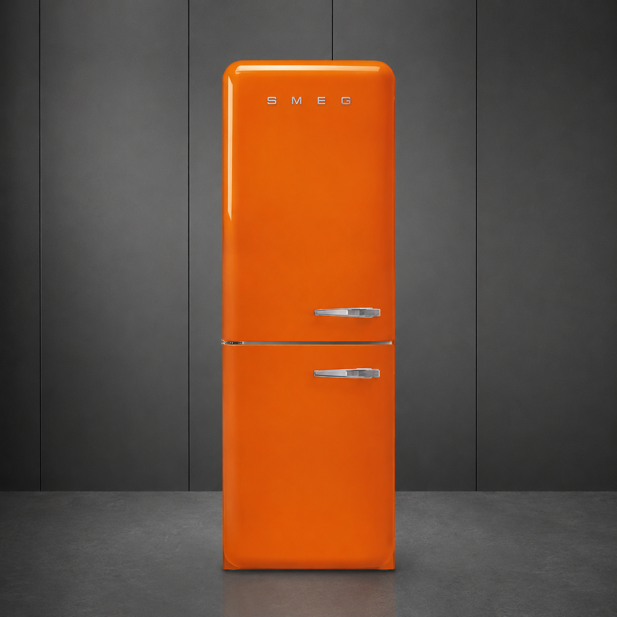 SMEG FAB32LOR5 Retro Kühl-Gefrierkombination Orange