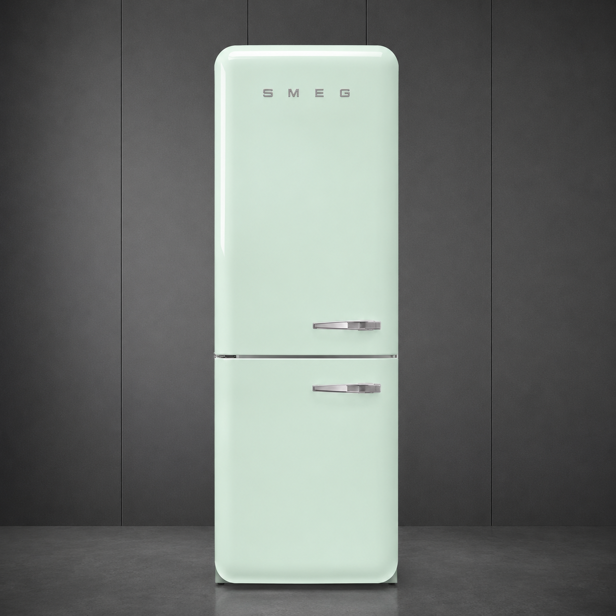 SMEG FAB32LPG5 Retro Kühl-Gefrierkombination Pastellgrün