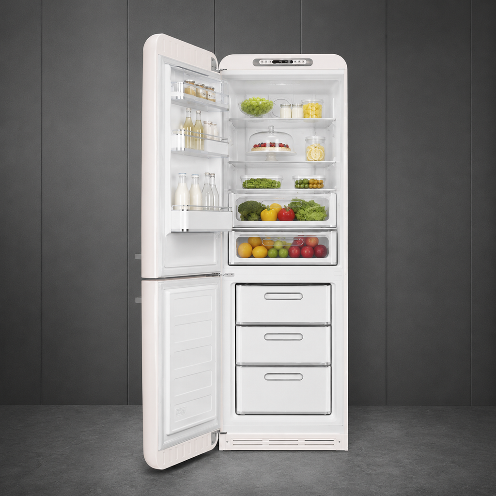 SMEG FAB32LWH5 Retro Kühl-Gefrierkombination Weiß